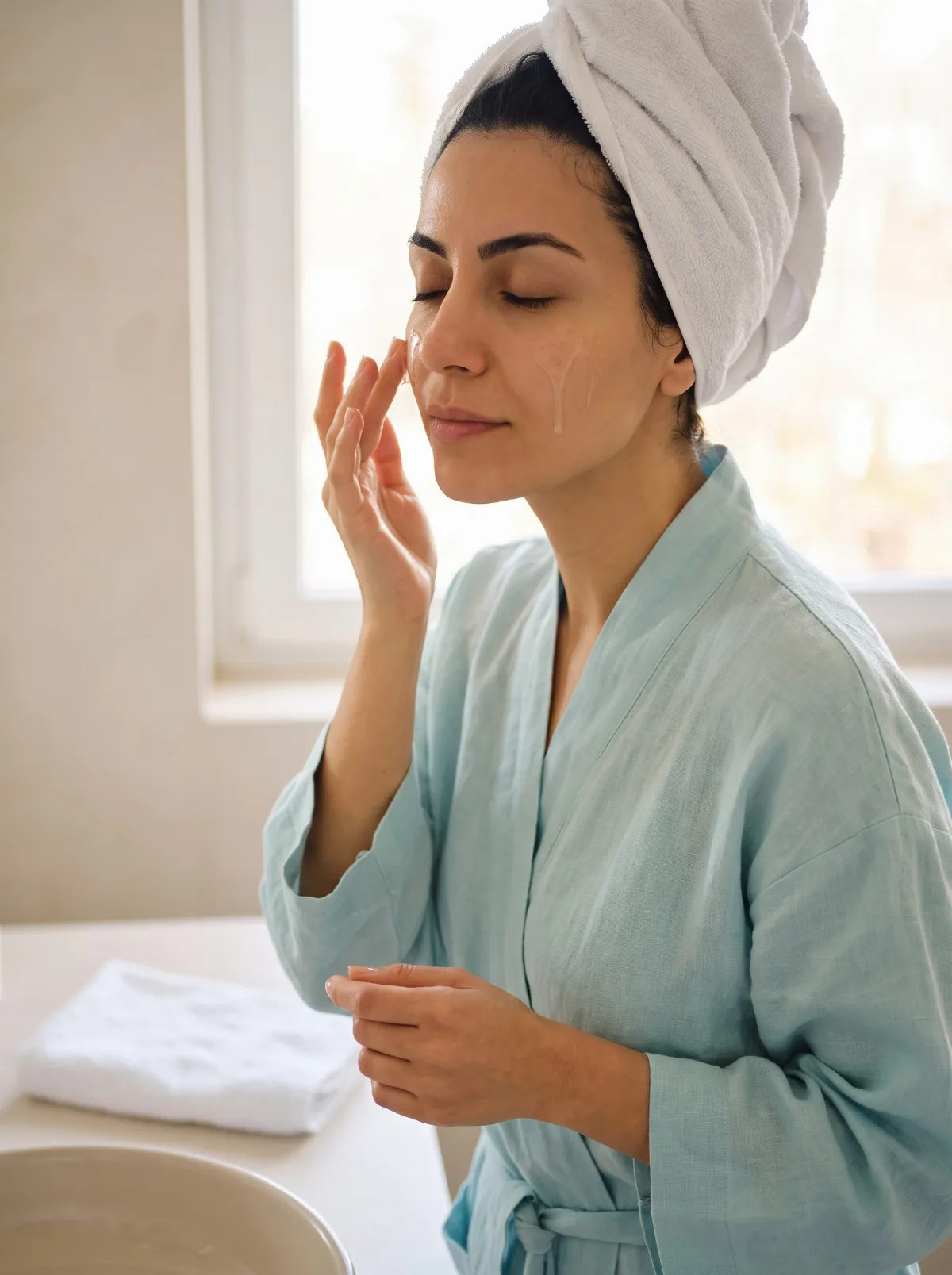 Lee Shia Kolajen Serum uygulanırken